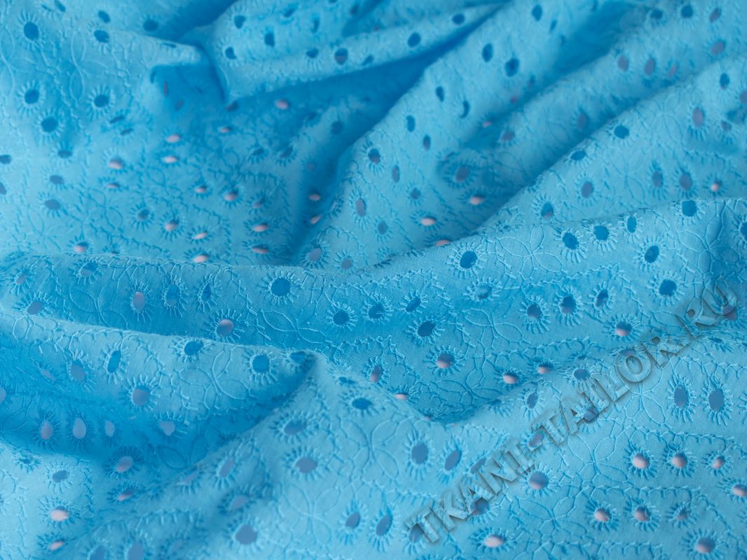 Шитье ткань голубая - фото 3