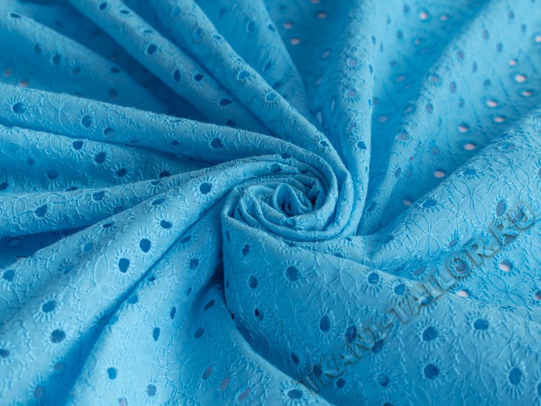 Шитье ткань голубая - фото 1