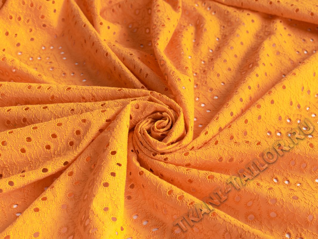 Шитье ткань светло-оранжевая - фото 1