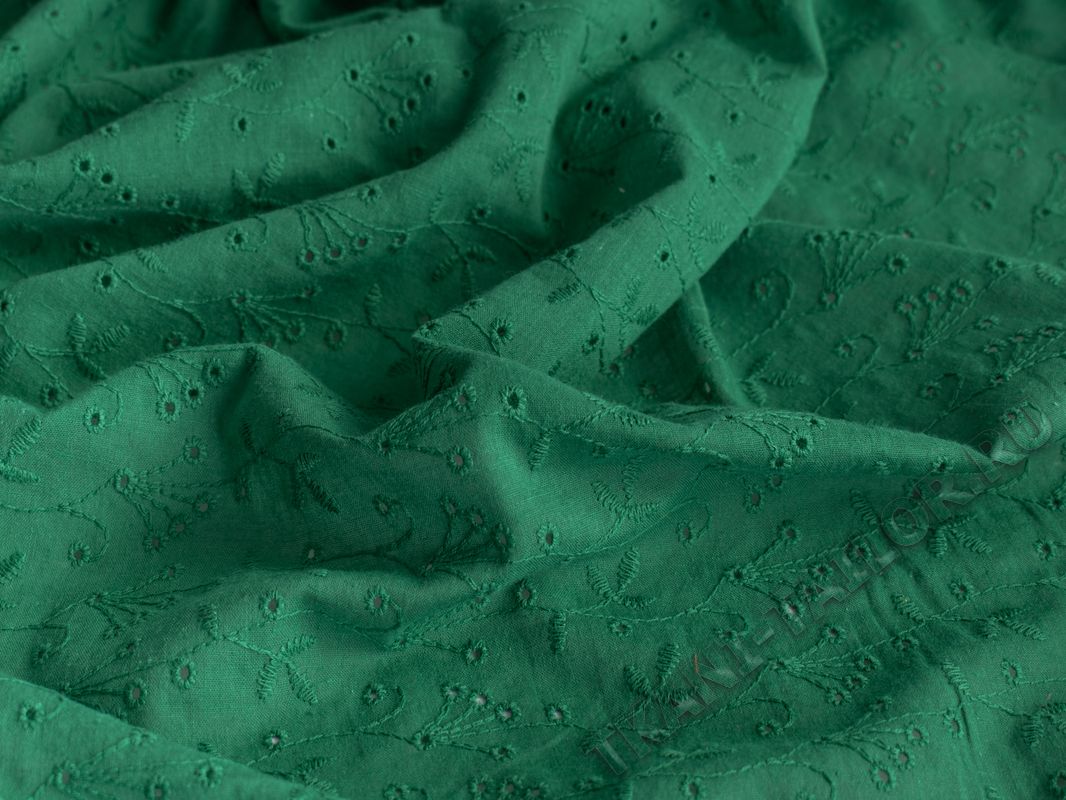 Шитье ткань темно-зеленая - фото 3