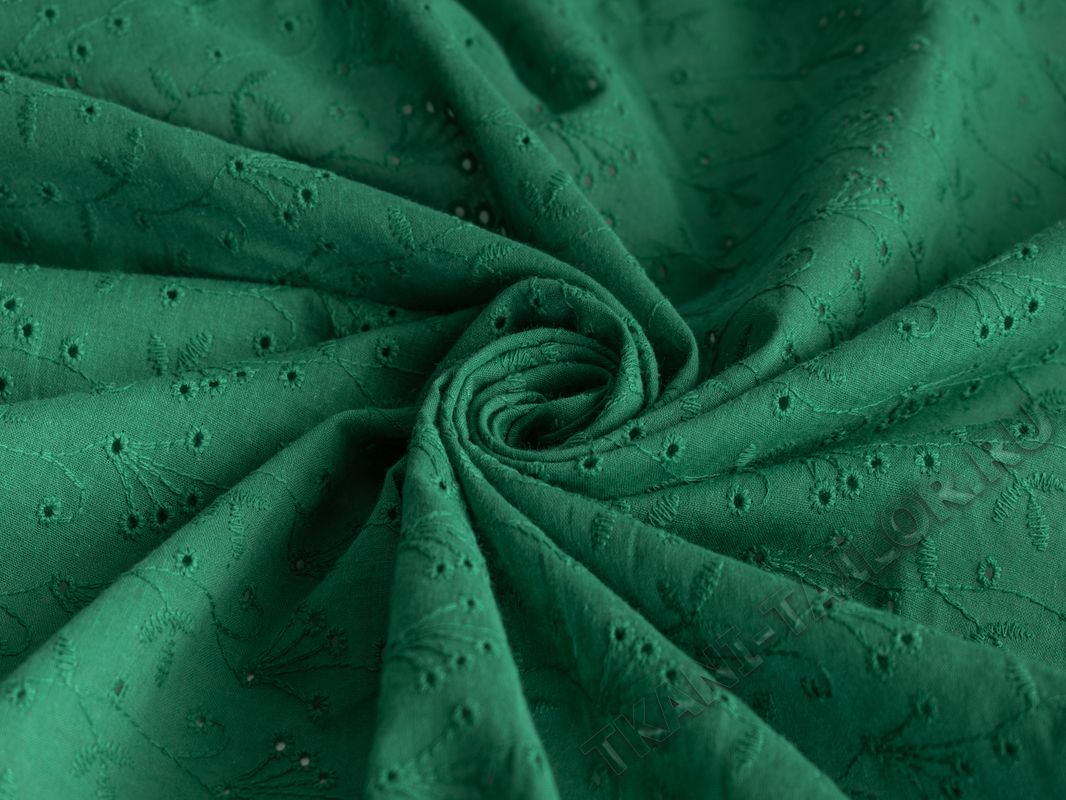 Шитье ткань темно-зеленая - фото 1