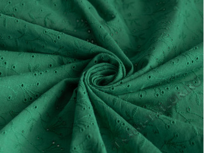 Шитье ткань темно-зеленая