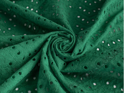 Шитье ткань темно-зеленого цвета