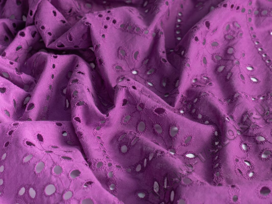 Шитье ткань фиолетовая - фото 4