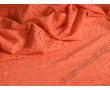 Шитье ткань оранжевого цвета
