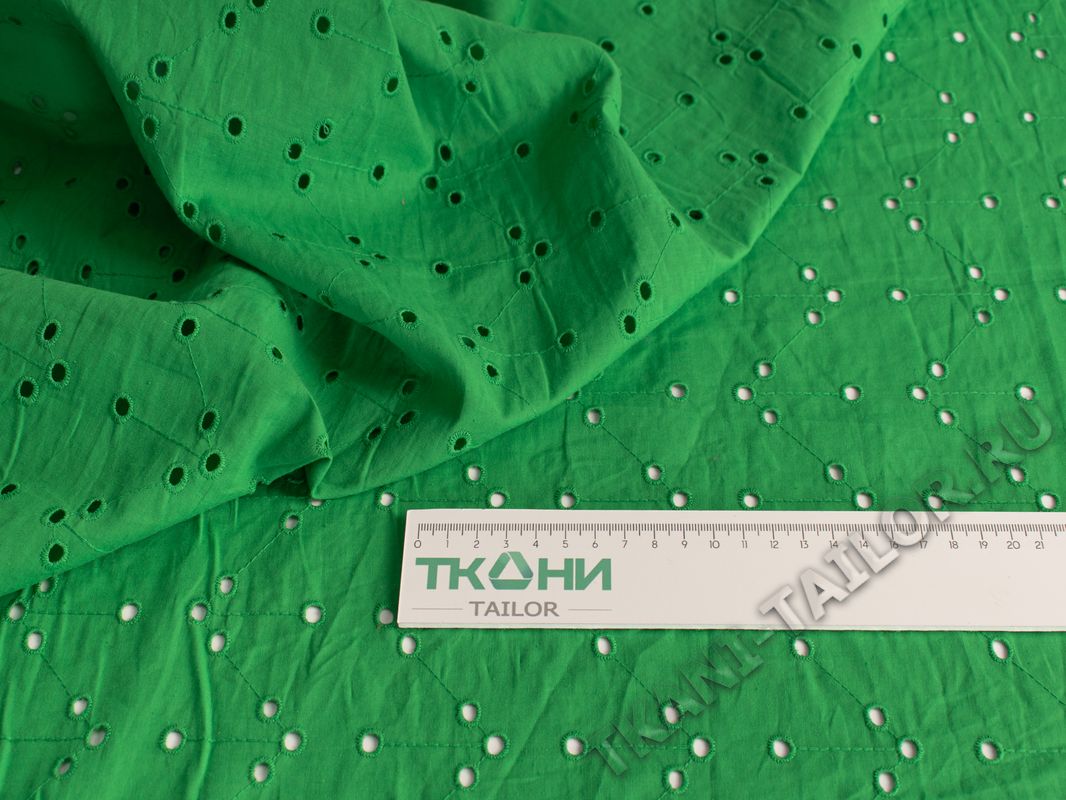 Шитье ткань зеленая - фото 2