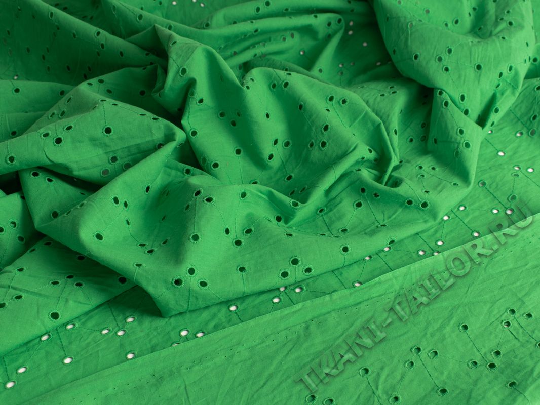 Шитье ткань зеленая - фото 4