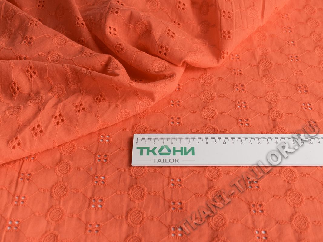 Шитье ткань оранжевая - фото 2