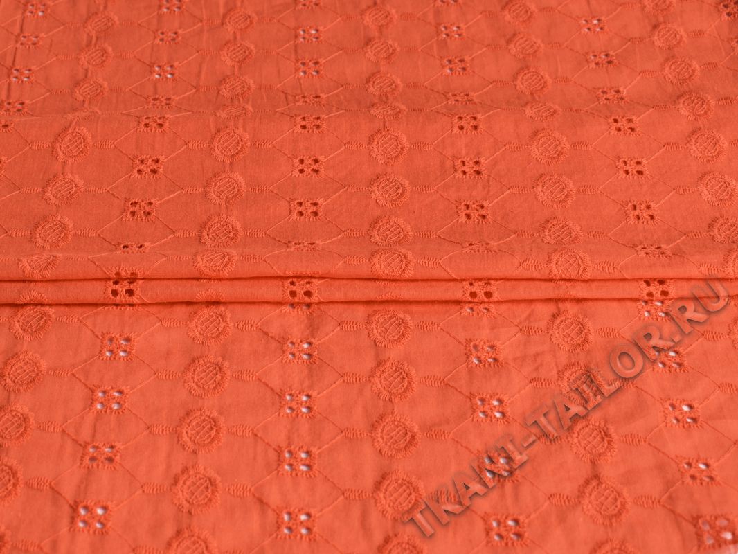 Шитье ткань оранжевая - фото 1