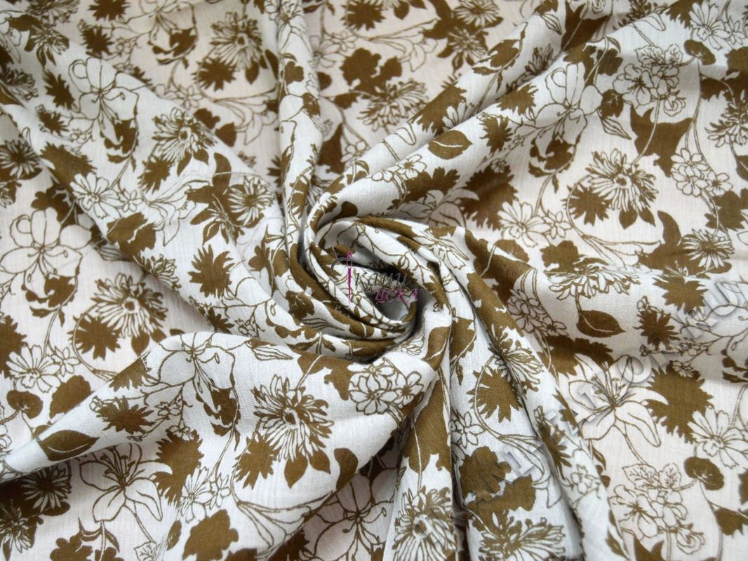 Штапель коричневые лилии - фото 4