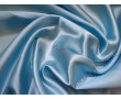 Атласная ткань голубая