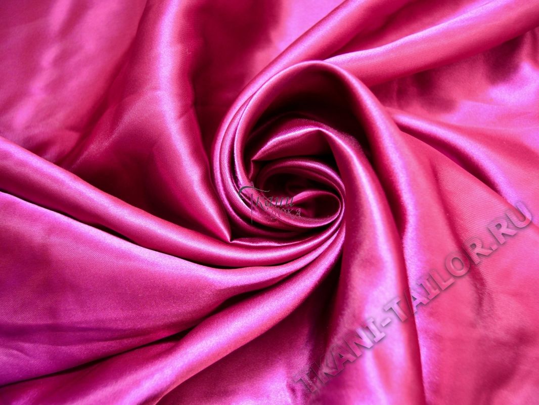 Атласная ткань пурпурная - фото 2
