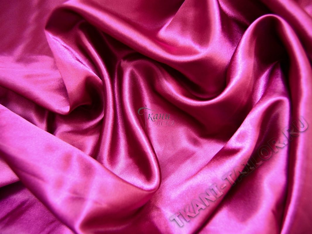 Атласная ткань пурпурная - фото 3