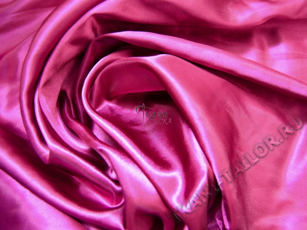 Атласная ткань пурпурная - фото 4