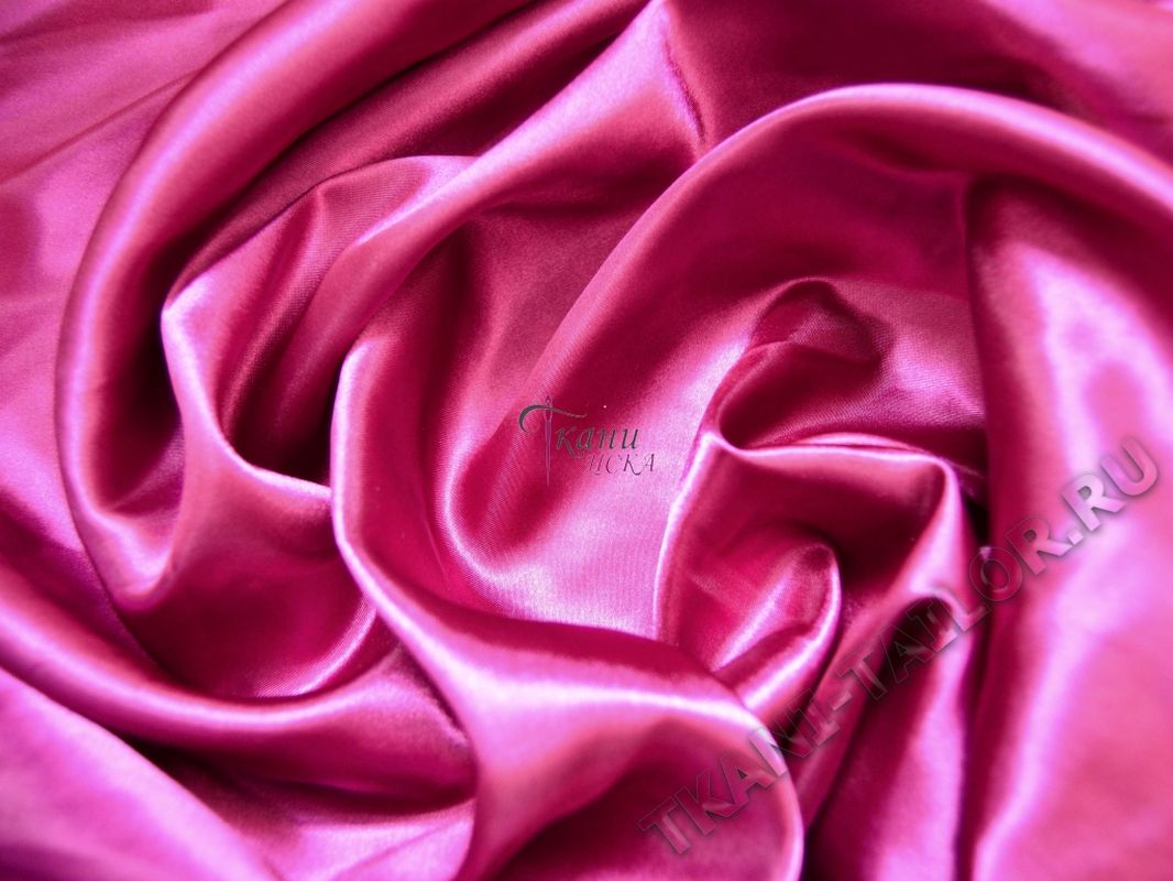 Атласная ткань пурпурная - фото 1